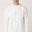 Plus - White Embroidery on White Unisex Sweatshirt