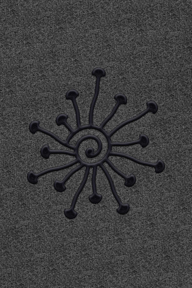 Shroomy - Black Embroidery on Unisex Hoodie