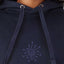 Shroomy - Navy Blue Embroidery on Navy Blue Unisex Hoodie
