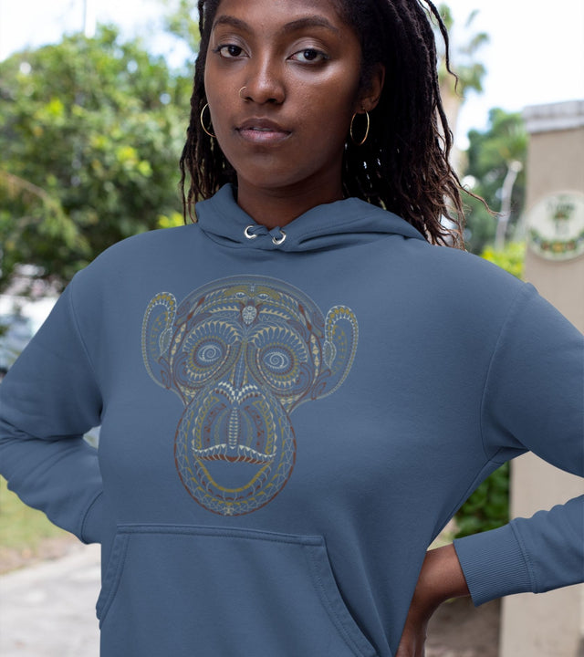 Ta Monkey Unisex Hoodie - Made to order - Choice of Colours