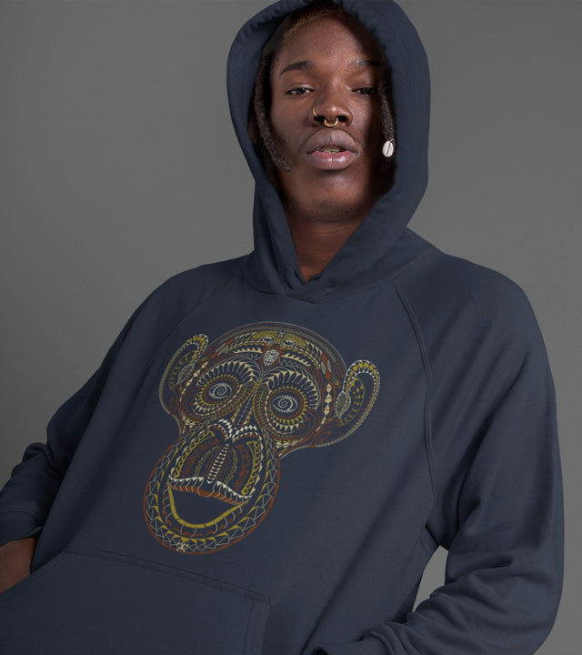Ta Monkey Unisex Hoodie - Made to order - Choice of Colours