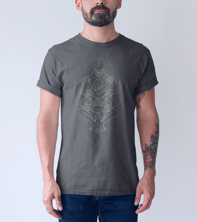 Dance Like a Tree Line Men T-Shirt - Made to order - Choice of Colours