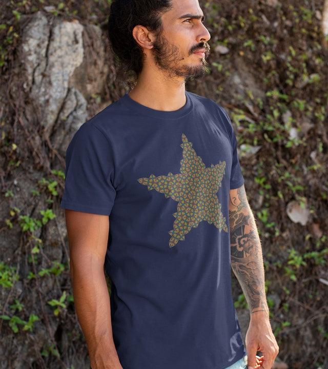 Penrose Star Men T-Shirt - Made to order - Choice of Colours