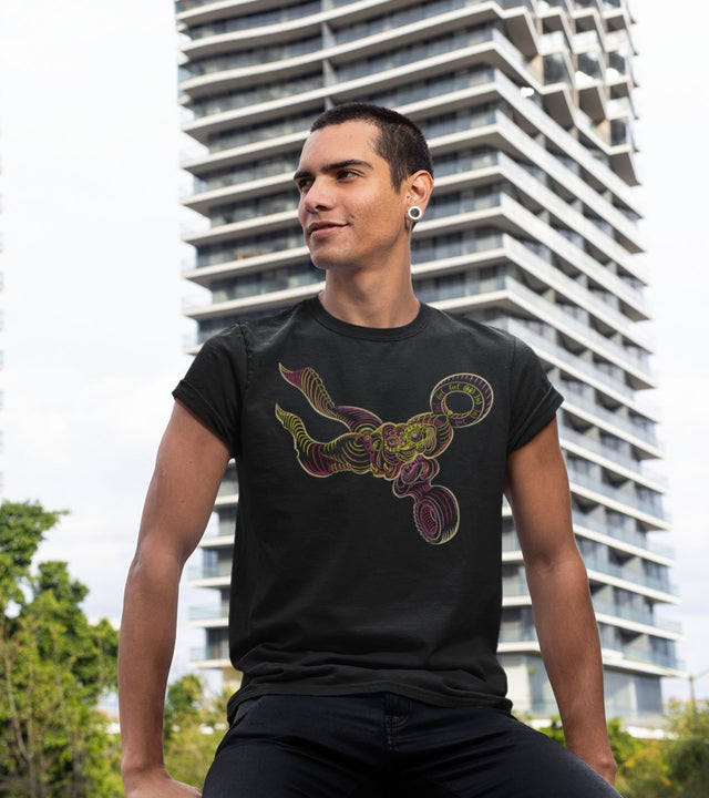 Scissored Men T-Shirt - Made to order - Choice of Colours