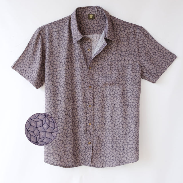 PENROSE Half Sleeve Button Up Shirt