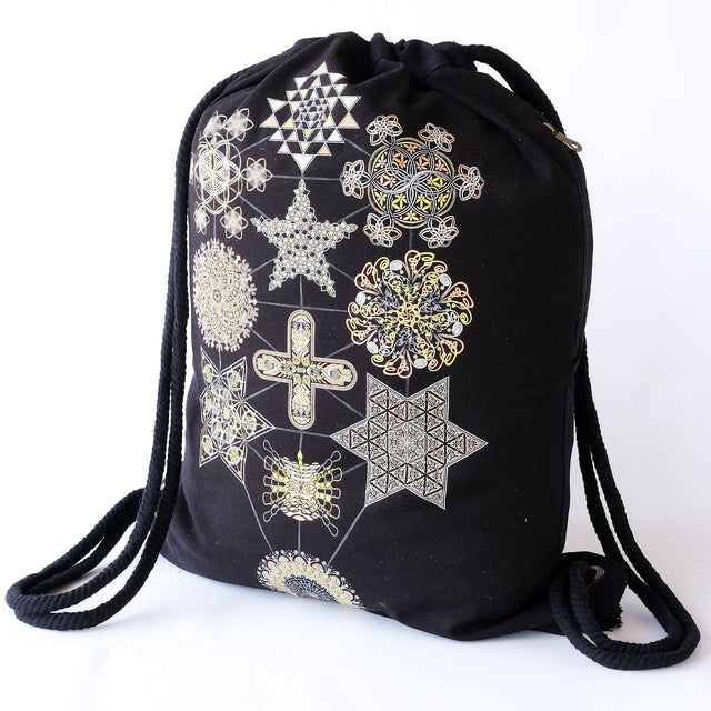 Symbol Tree Drawstring Bag