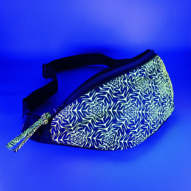 Molekula gradient Fanny Pack -emerald