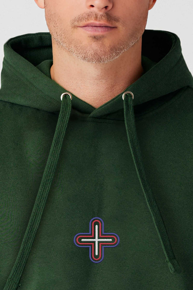 Plus - Color Embroidery Unisex Hoodie