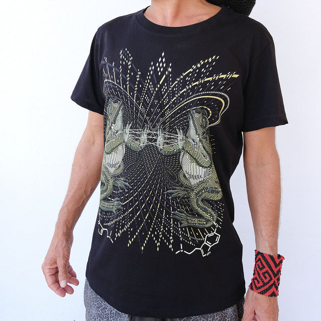 Men T-Shirt Bufo Alvarius - Mirror Image