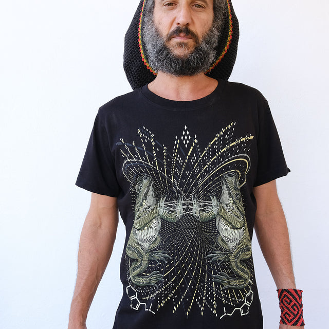 Men T-Shirt Bufo Alvarius - Mirror Image