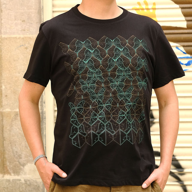 Men T-Shirt Butterfly Morph