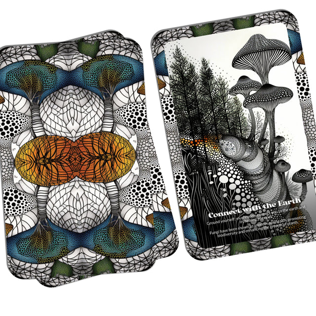 The Mushroom Oracle - 22 Oracle Cards - Unlocking the magic of mushrooms - By Symbolika - Vision Cards - Divination Tool