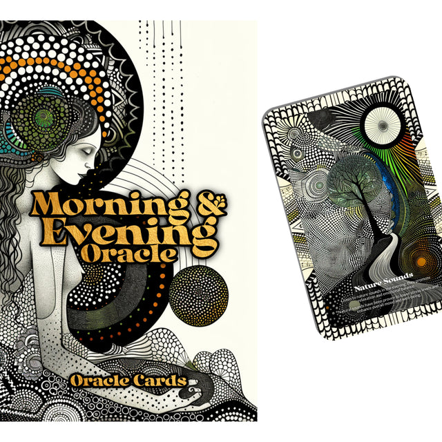 Morning & Evening Oracle - 22 Oracle Cards - Creating rituals for balance - By Symbolika - Vision Cards - Divination Tool