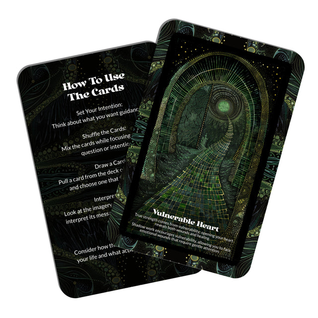 Shadow Work Oracle - 22 Oracle Cards - Confronting and integrating your shadow - By Symbolika - Vision Cards - Divination Tool