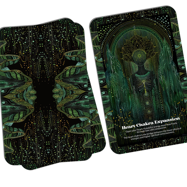 Kundalini Awakening Oracle - 22 Oracle Cards - Igniting your spiritual energy - By Symbolika - Vision Cards - Divination Tool