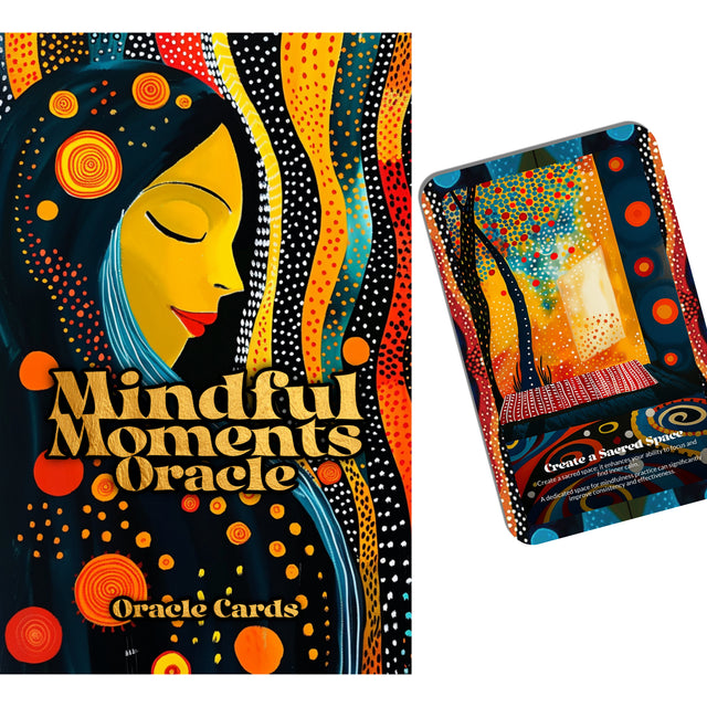 Mindful Moments Oracle - 22 Oracle Cards - Finding stillness in the now - By Symbolika - Vision Cards - Divination Tool