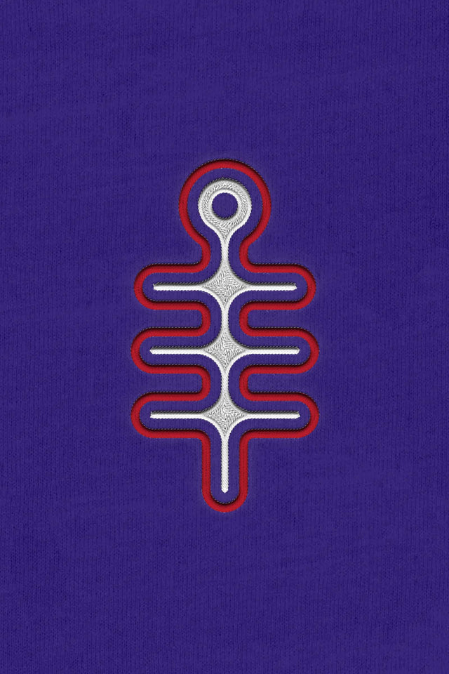 DMT Symbol - Color Embroidery - Men Hoodie