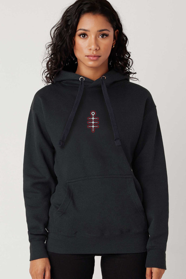 DMT Symbol - Color Embroidery - Women Hoodie