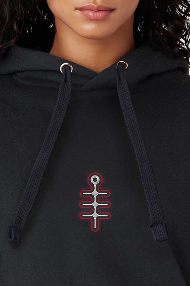 DMT Symbol - Color Embroidery - Women Hoodie