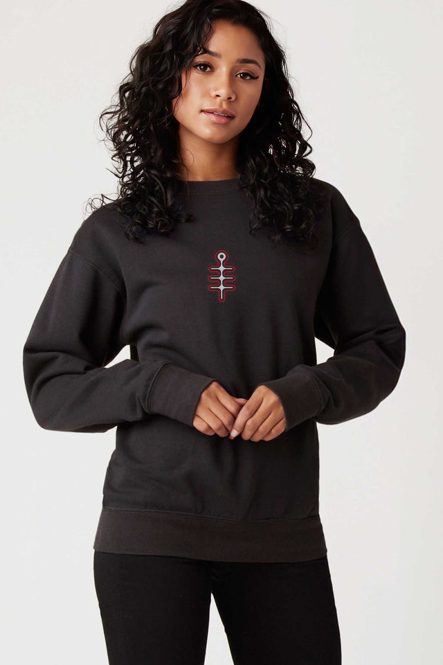 DMT Symbol - Colorfull Embroidery Women Sweatshirt
