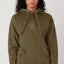 Shroomy - Gold Embroidery on Military Green Unisex Hoodie