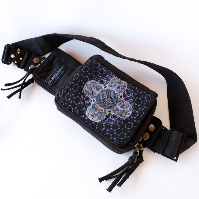 DMT HD Mandala -  Belt Bag - Black