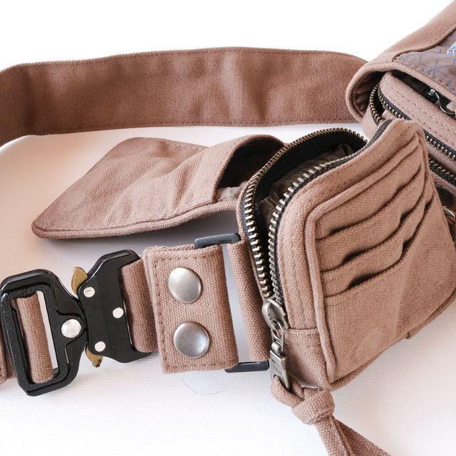 4th Dimension Belt Bag - Moca/Grey