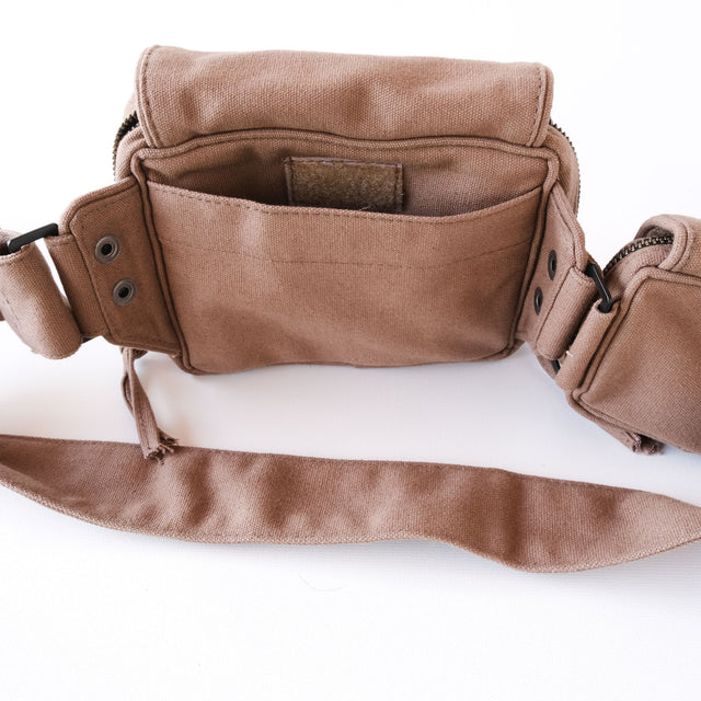 Ganescher Belt Bag - Moca/Grey