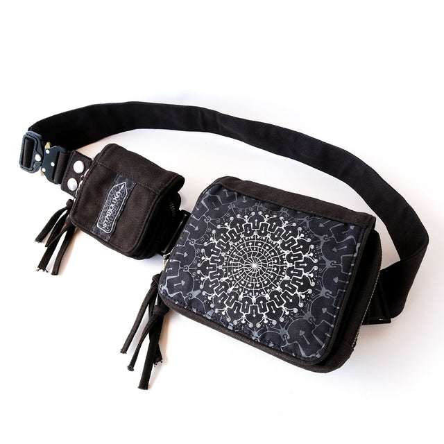 Shrooms Hora- Belt Bag - Black