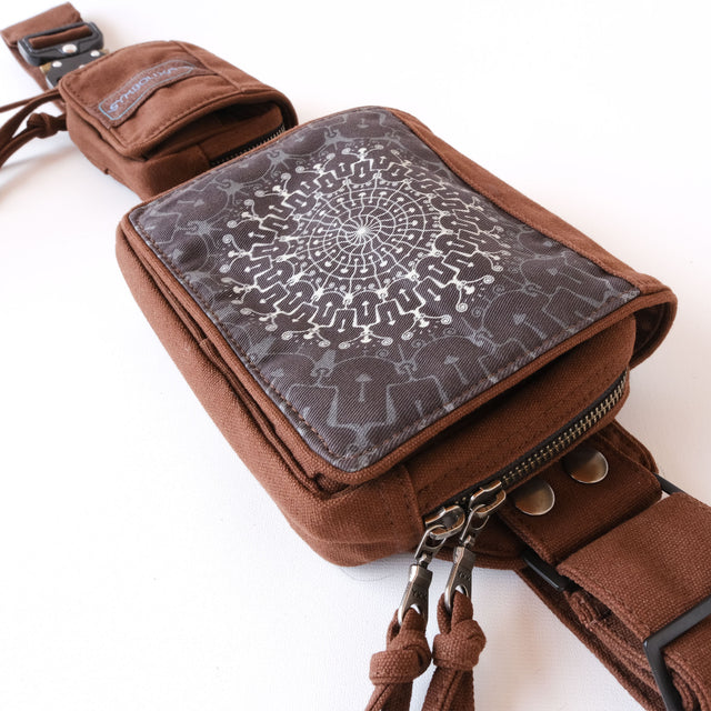 Shrooms Hora - Belt Bag - Brown