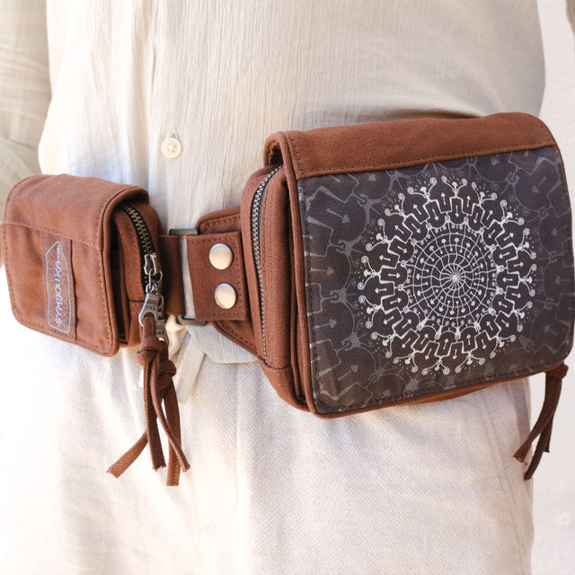 Shrooms Hora - Belt Bag - Brown