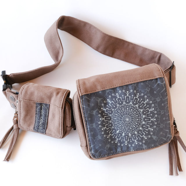 Shrooms Hora Belt Bag - Moca/Grey