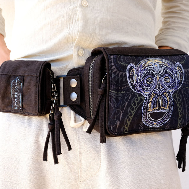 Ta Monkey -  Belt Bag - Black