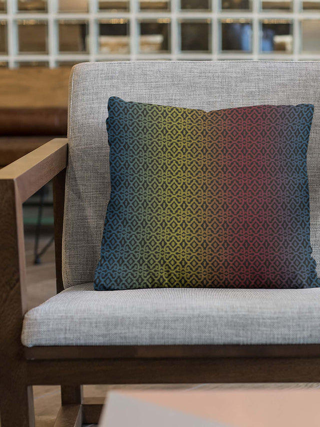 Shipibo Gradient - Square Pillow (M)