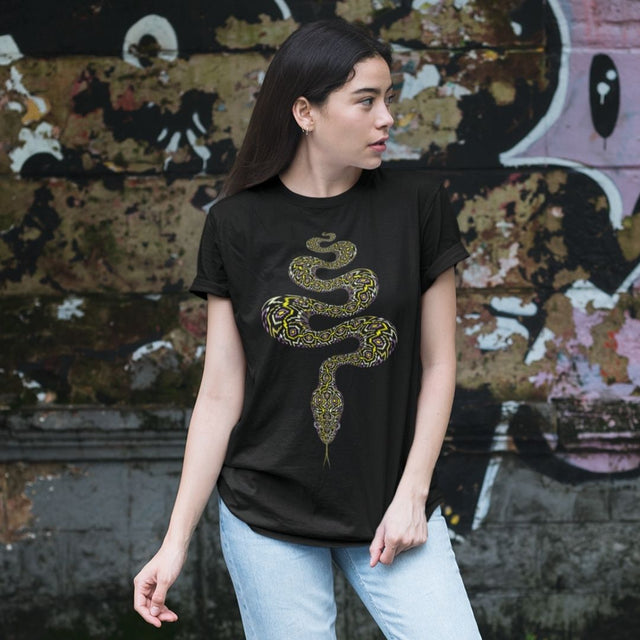 Anakonda – Damen-T-Shirts auf Bestellung – dunkle Farbtöne