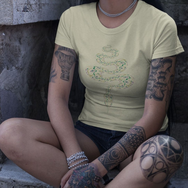 Anakonda – Damen-T-Shirts auf Bestellung – helle Farbtöne