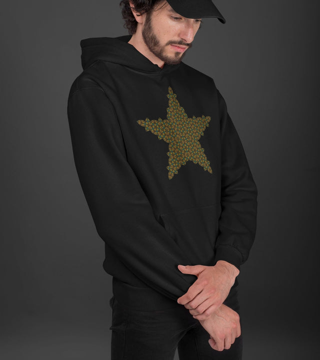 Penrose Star Unisex Hoodie - Made to order - Choice of Colours