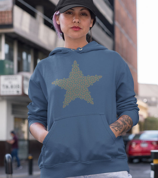 Penrose Star Unisex Hoodie - Made to order - Choice of Colours