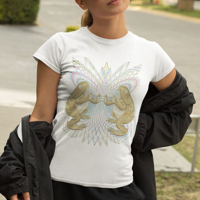 Bufo Alvarius – Damen-T-Shirts auf Bestellung – helle Farbtöne