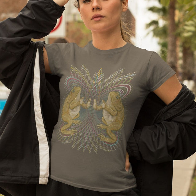 Bufo Alvarius – Damen-T-Shirts auf Bestellung – dunkle Farbtöne