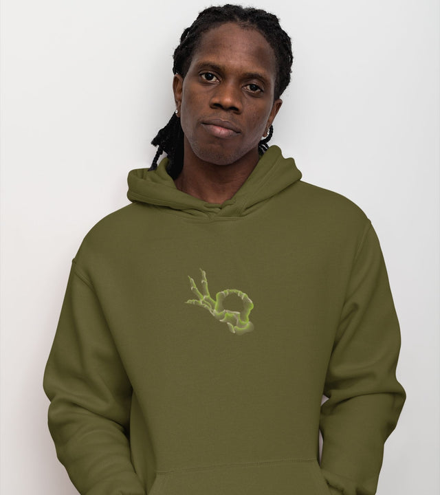 Ok Mudra Unisex Hoodie - Made to order - Choice of Colours