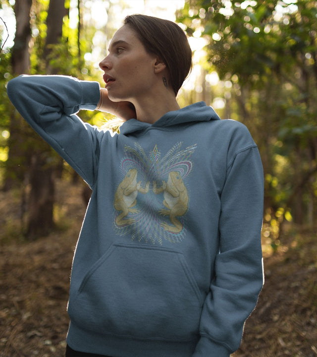 Bufo Alvarius Unisex Hoodie - Made to order - Choice of Colours