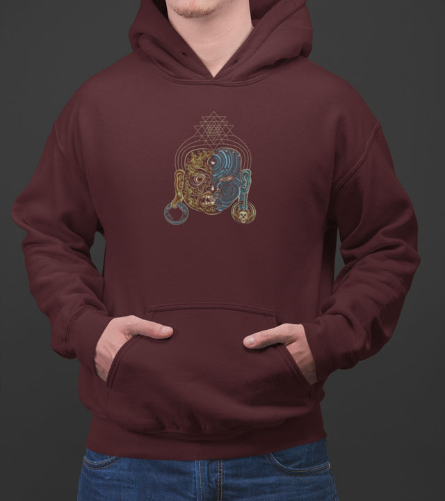 Tripura Face Unisex Hoodie - Made to order - Choice of Colours