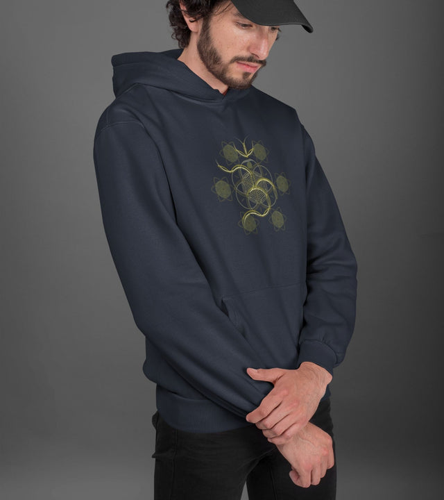 Flower of Life - OM - Unisex Hoodie - Made to order - Choice of Colours