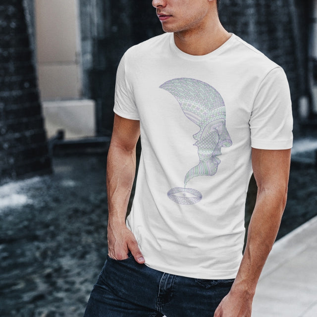 Icaruna Herren T-Shirt – Auf Bestellung gefertigt – Weiß