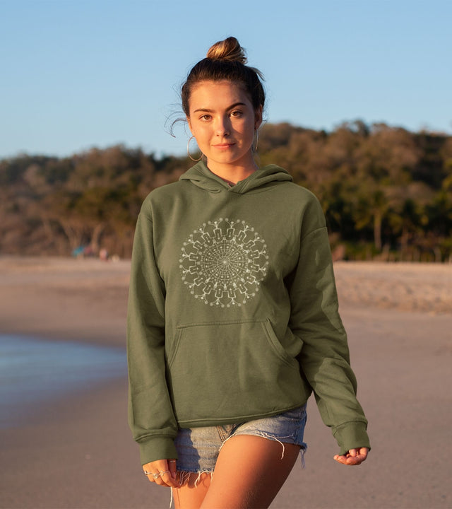 Shrooms Hora Glow - Unisex Hoodie - Made to order - Choice of Colours