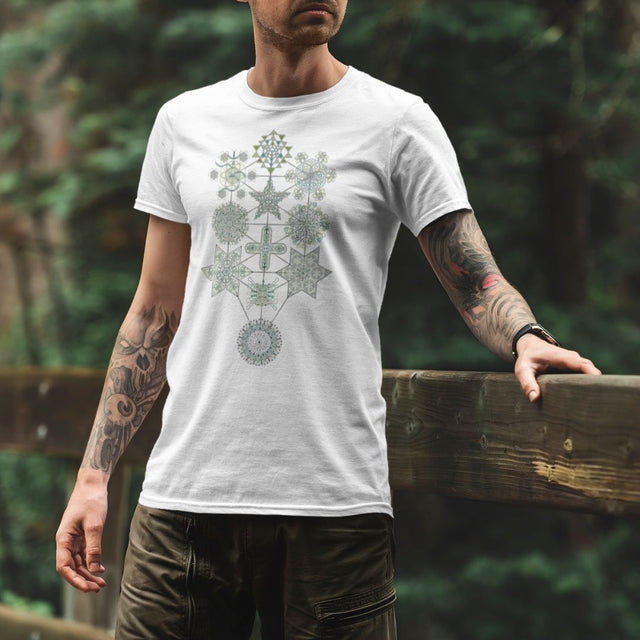 Symbol Tree Men T-Shirt - Made to order - White