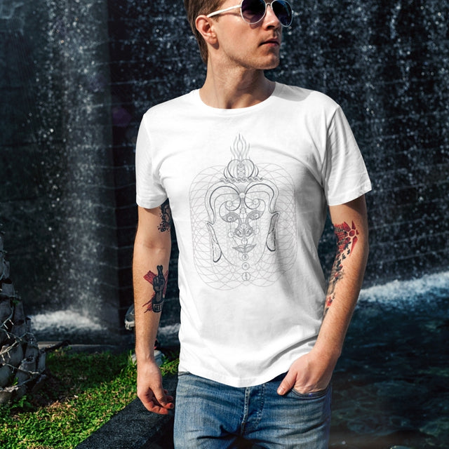 Buddha Vibes Hung Herren T-Shirt – Auf Bestellung gefertigt – Farbauswahl