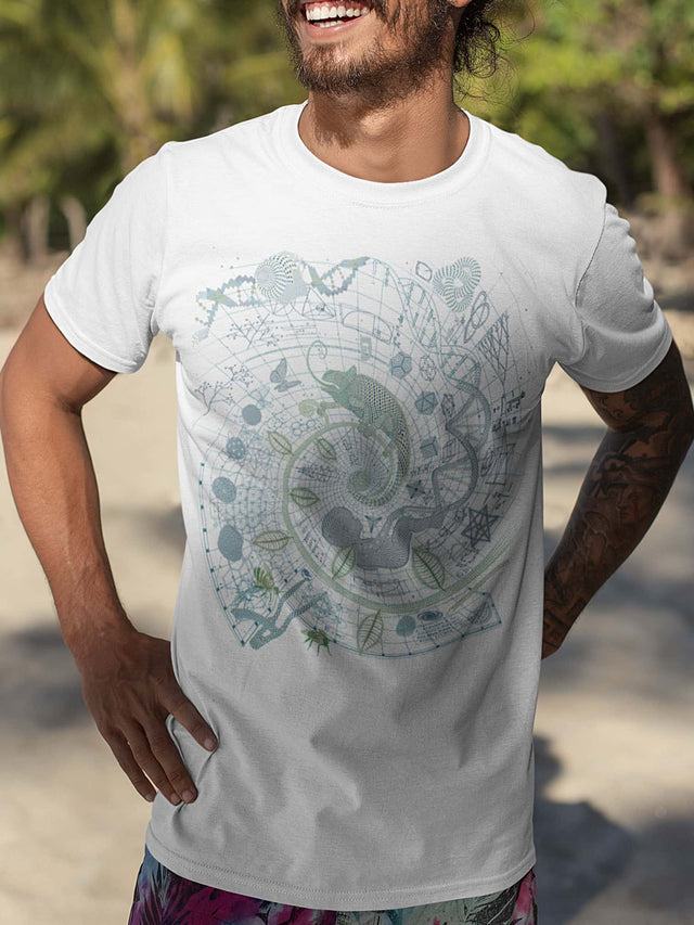 Das BluePrint 1 - Land - Herren T-Shirt - Auf Bestellung gefertigt - Weiß