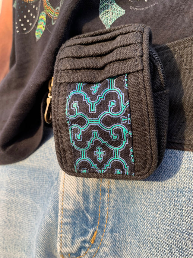 Ganescher Belt Bag blue green - symbolika